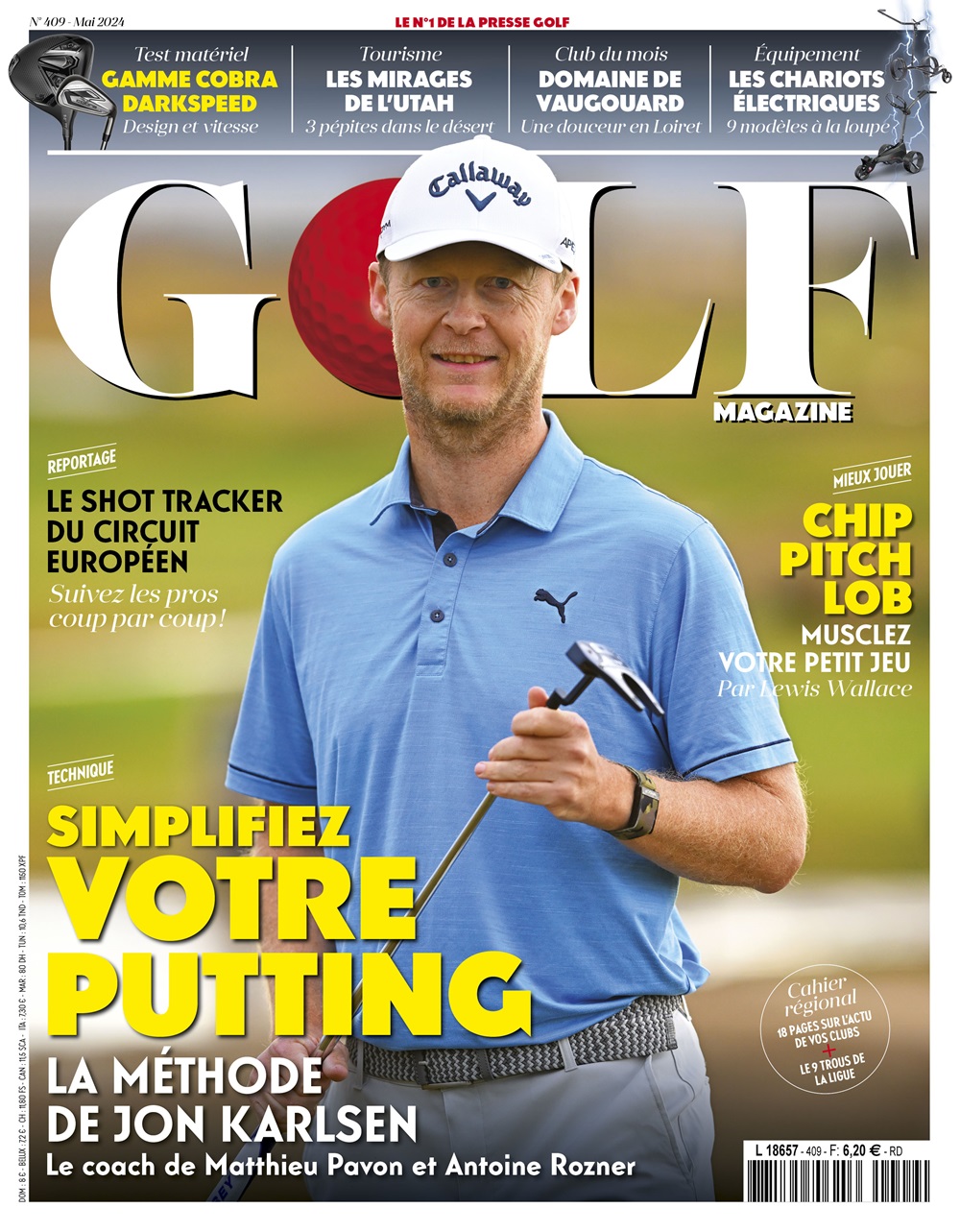 Golf Magazine n°409 : simplifiez votre putting