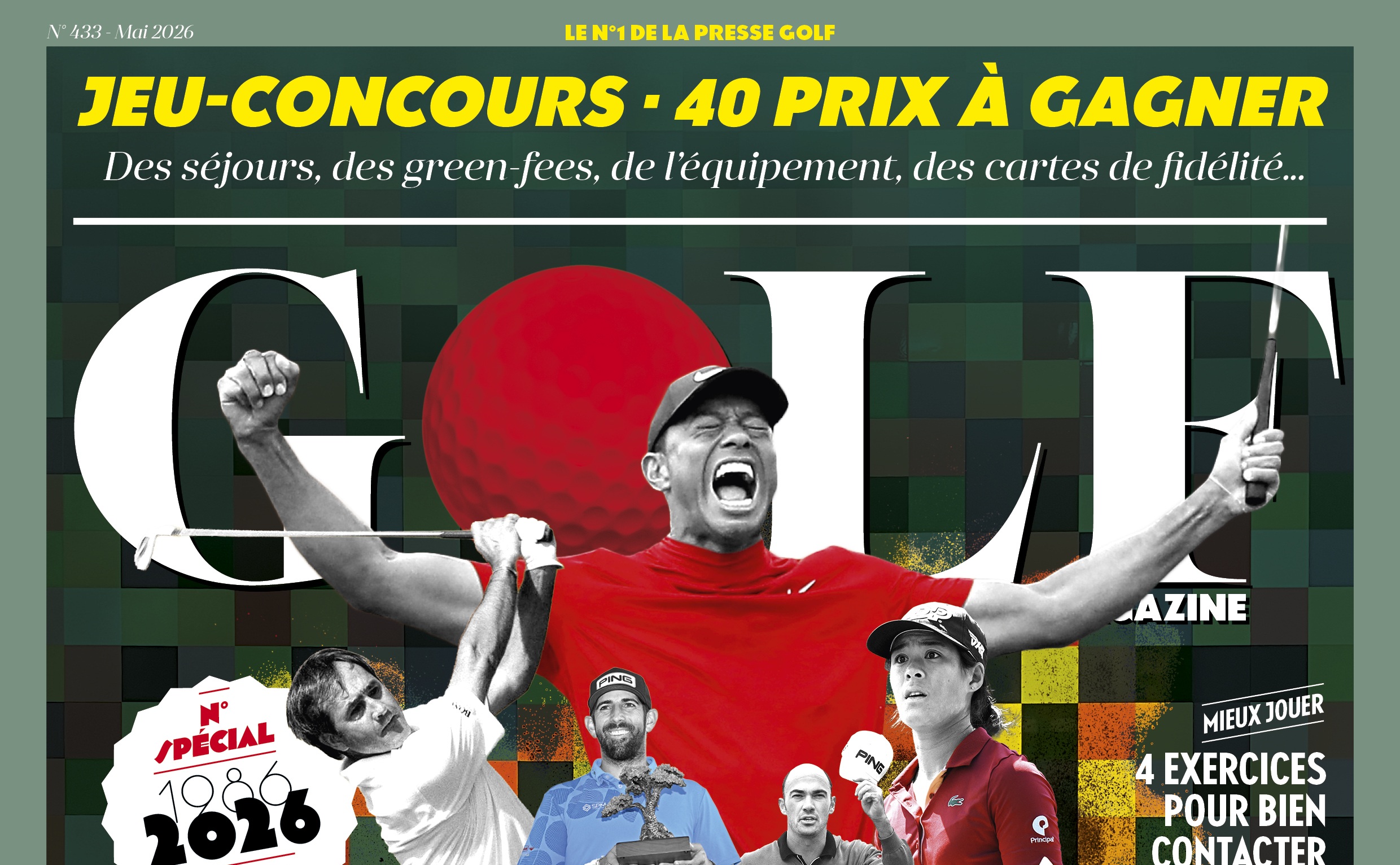 Golf Magazine n°433 : 40 ans d&rsquo;exploits et d&rsquo;émotions