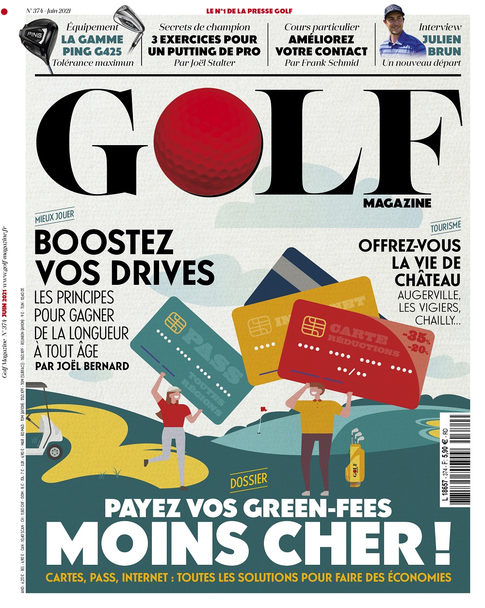 Le Golf Magazine n°374 est en kiosque !