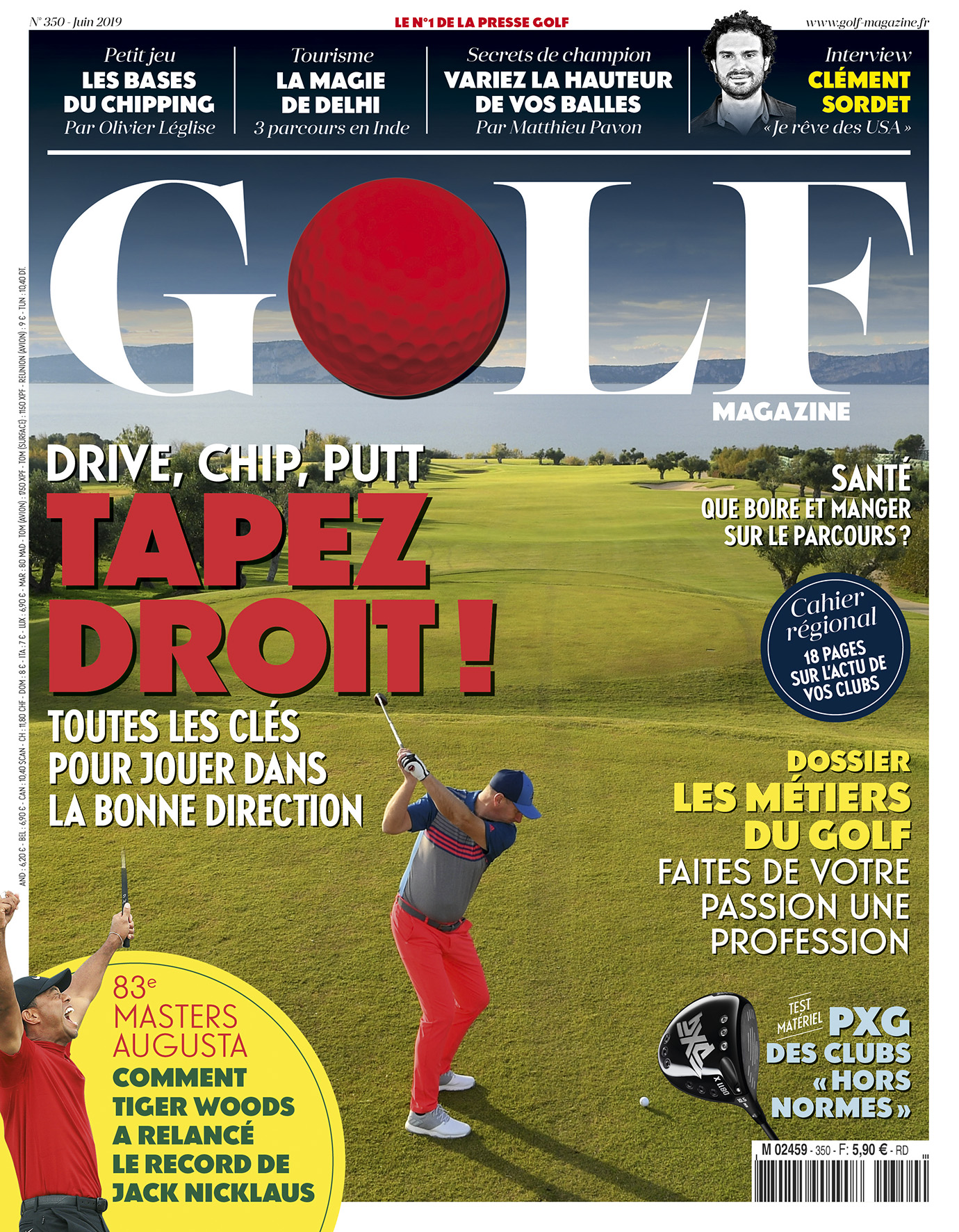 Le Golf Magazine n°350 est en kiosque