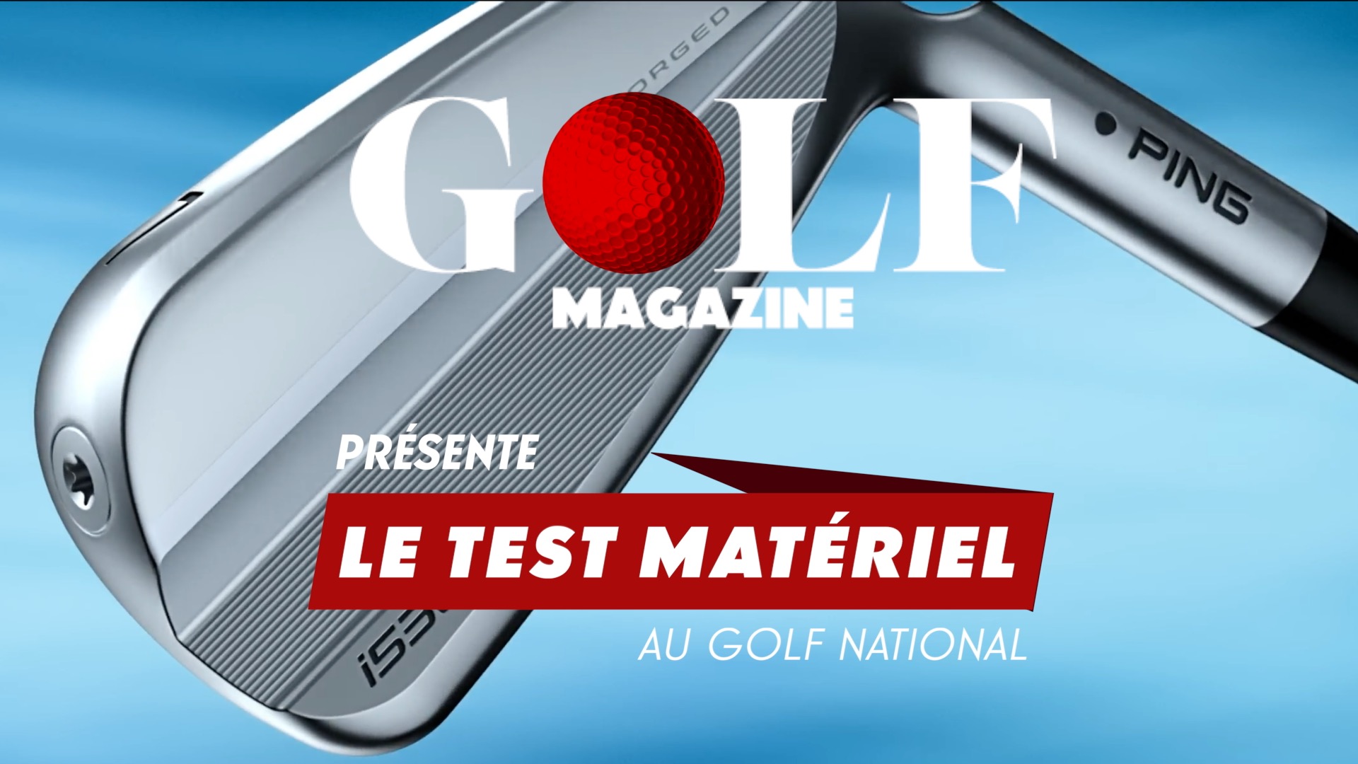 Test matériel : les fers et driver Ping