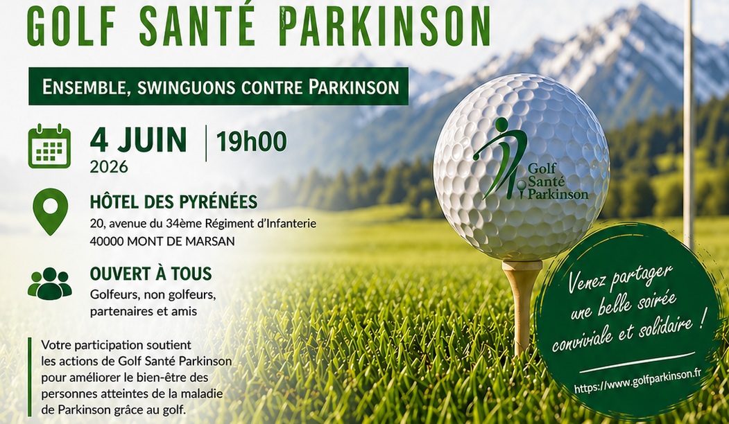Le golf s’engage contre la maladie de Parkinson !